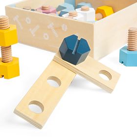 Bigjigs Přepravka matic a šroubů, Bigjigs Toys