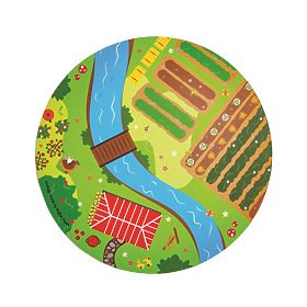Bigjigs Rail Dřevěná vláčkodráha s venkovskou cestou 80 dílů