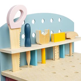 Bigjigs Toys Dětský pracovní stůl s nářadím, Bigjigs Toys