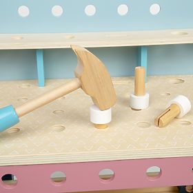Bigjigs Toys Dětský pracovní stůl s nářadím, Bigjigs Toys