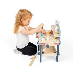 Bigjigs Toys Dětský pracovní stůl s nářadím, Bigjigs Toys