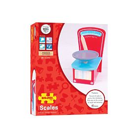 Bigjigs Toys Dřevěná kuchyňská váha, Bigjigs Toys
