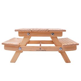 Bigjigs Toys Dřevěná pikniková lavička pro panenky, Bigjigs Toys