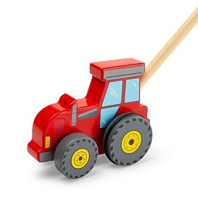 Bigjigs Toys Dřevěný jezdík Traktor, Bigjigs Toys