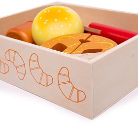 Bigjigs Toys Krájecí pečivo v krabičce, Bigjigs Toys
