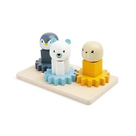 Bigjigs Toys Motorická deska Artic, Bigjigs Toys