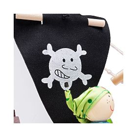 Bigjigs Toys Pirátská loď s piráty