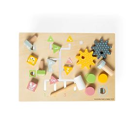 Bigjigs Toys Pracovní stůl se zatloukačkou, Bigjigs Toys