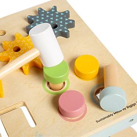 Bigjigs Toys Pracovní stůl se zatloukačkou, Bigjigs Toys