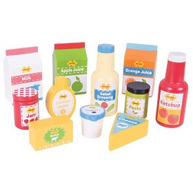 Bigjigs Toys Sada čerstvých potravin, Bigjigs Toys
