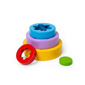 Bigjigs Toys Skládací květinová věž, Bigjigs Toys