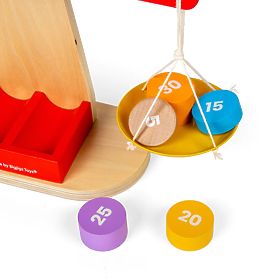 Bigjigs Toys Váha s vyvažovacím závažím, Bigjigs Toys