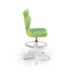 Dětská ergonomická židle k psacímu stolu upravená na výšku 119-142 cm - fotbalové míče