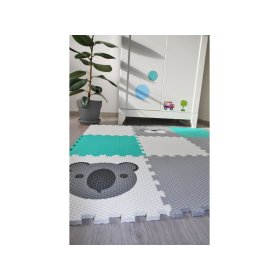 Pěnová hrací podložka 9 ks - Koala, tuleň a tlapka, VYLEN