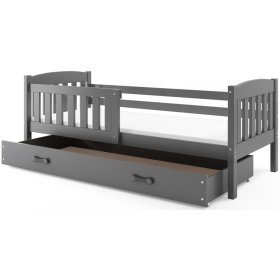Dětská postel Exclusive šedá - šedý detail, BMS