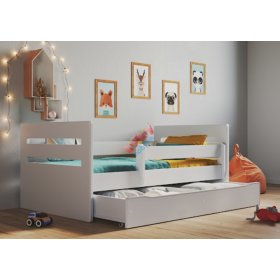 BAZAR Ourbaby dětská postel Tomi - bílá 180X80 CM, All Meble