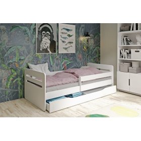 BAZAR Ourbaby dětská postel Tomi - bílá 180X80 CM, All Meble