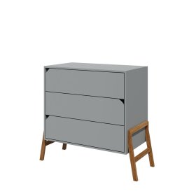 Komoda Lotti Grey - 3 šuplíky
