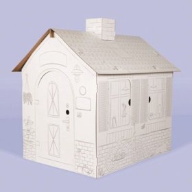 Dětský kartónový domeček s komínem, Tektorado