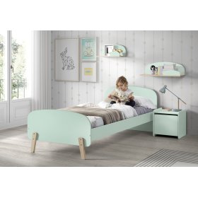 Noční stolek Kiddy mátový, VIPACK FURNITURE
