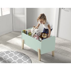 BAZAR Úložný box Kiddy mátový