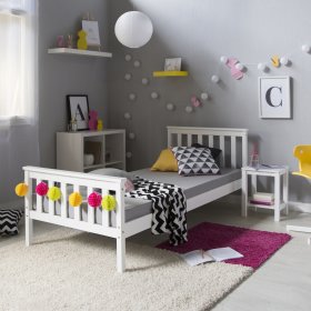 Dětská postel Anet - bílá, Homestyle4u