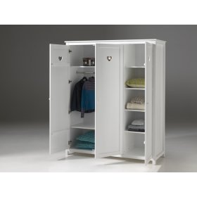 Skříň 3-dveřová Amori, VIPACK FURNITURE