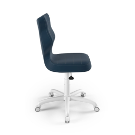 Ergonomická židle k psacímu stolu upravená na výšku 146-176,5 cm - námořnická modrá