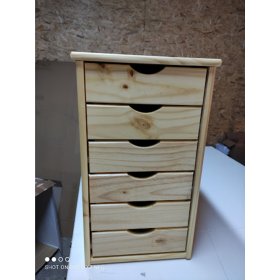 BAZAR Kontejner k psacímu stolu  - přírodní, Halmar