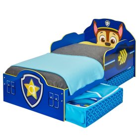 BAZAR Dětská postel Paw Patrol - Chase - 140x70 cm, Moose Toys Ltd 