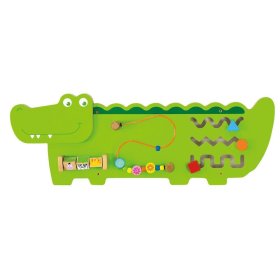 Vzdělávací hračka na zeď - Krokodýl, Viga