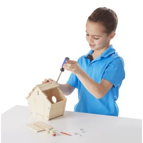 Kreativní sada - dřevěná ptačí budka, Melissa & Doug