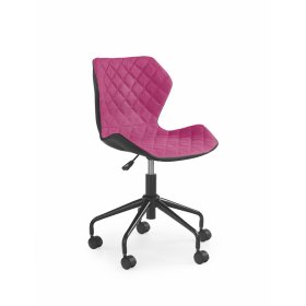 Studentská židle Matrix - černo-růžová