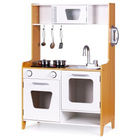 Dřevěná kuchyňka se zvukovými efekty, EcoToys