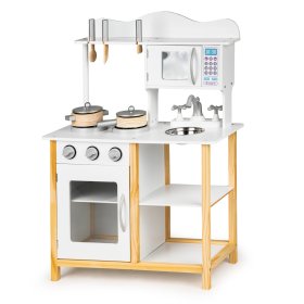Dřevěná kuchyňka Viola s příslušenstvím, EcoToys