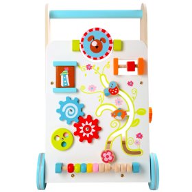 Multifunkční dřevěné chodítko - Veselá zahrada, EcoToys