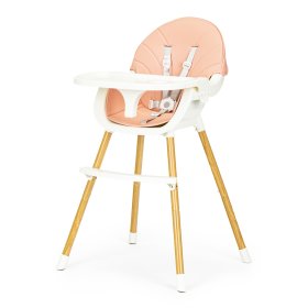 Jídelní židlička Molly 2v1 - lososová, EcoToys