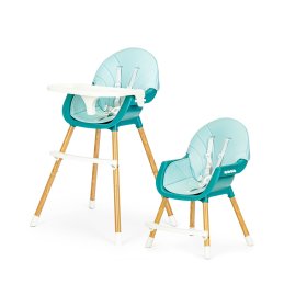 Jídelní židlička Polly 2v1 - tyrkysová