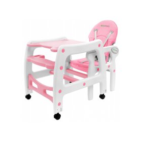 Jídelní židlička Pinky 3v1 , EcoToys