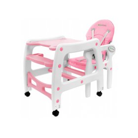 Jídelní židlička Pinky 3v1 , EcoToys