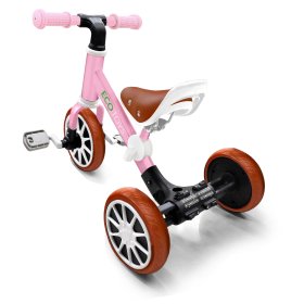 Dětské kolo Ellie 3v1 - růžové, EcoToys
