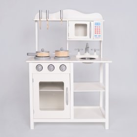 Dřevěná kuchyňka Meggie s příslušenstvím, EVA TOYS