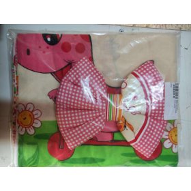 BAZAR Baldachýn Dino proužek červený, Juramba