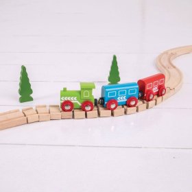 Bigjigs Rail Ohebná kolej 2 kusy, Bigjigs Rail