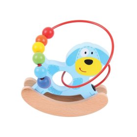 Bigjigs Baby Motorický labyrint houpačka pejsek, Bigjigs Toys