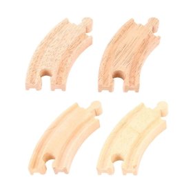 Bigjigs Rail Krátká kruhová kolej 10 cm 4 ks