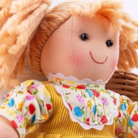 Bigjigs Toys Látková panenka Daisy 28 cm, Bigjigs Toys