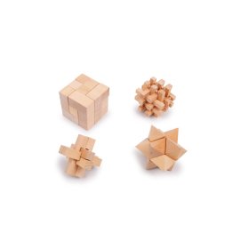 Small Foot Dřevěné hlavolamy set 4 ks, Small foot by Legler