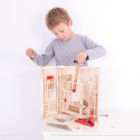 Bigjigs Toys Kufřík s nářadím Junior, Bigjigs Toys