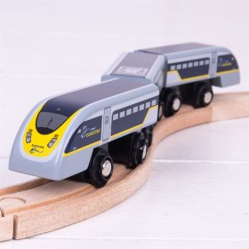 Bigjigs Rail Rychlík Eurostar E320 + 3 koleje, Bigjigs Rail
